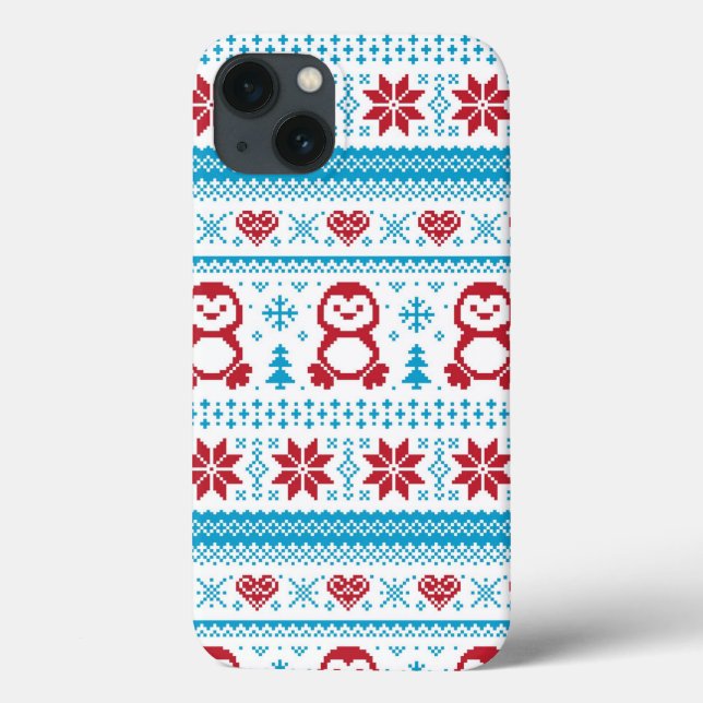 Christmas and Winter knitted pattern (Verso)