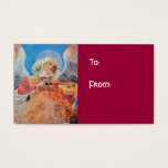 CHRISTMAS ANGEL<br><div class="desc">Design elegante e clássico elaborado a partir de uma pintura Renascentista. Melozzo da Forli,  anjo do fazer de música,  detalhe de um afresco c.1480.</div>