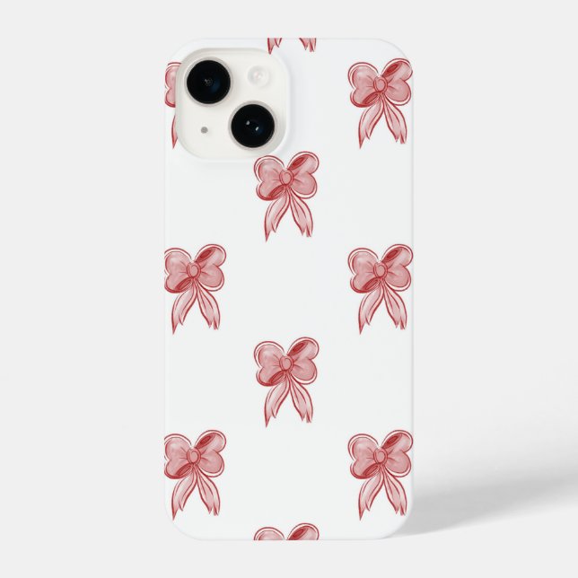 Christmas bow phone case (Verso)
