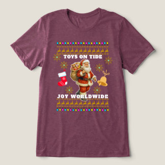 Christmas celebration Tri-Blend shirt
