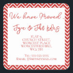 Christmas Chevron Mudança de Adesivos de Endereço<br><div class="desc">Comemore seu novo começo com nossa festa de na moda e placas de mudança de endereço. Perfeito para receber convidados e atualizar sua nova localização, esses sinais adicionam um toque pessoal à sua celebração. Seus designs combinam calor e elegância, fazer sua transição para uma nova casa, convidativa e memorável. Projetado...</div>
