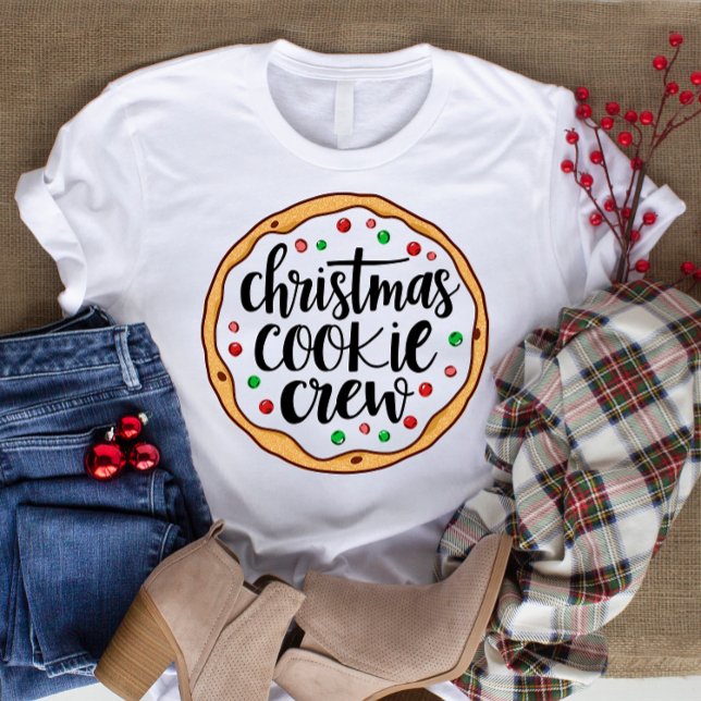 Christmas Cookie Crew T Shirt (Criador carregado)