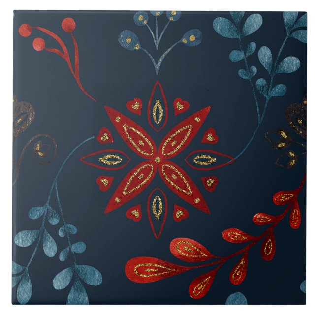 Christmas Folk Nordic Art (Frente)