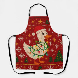 Christmas Goose Apron – Cute Holiday Goose 