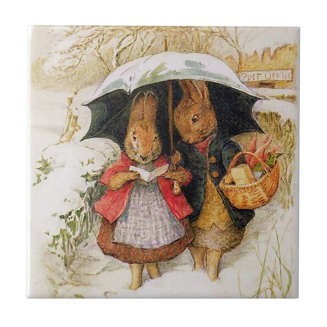 “Christmas Greetings” by Beatrix Potter (Frente)