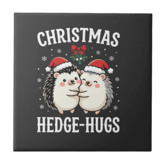 Christmas Hedge-Hugs Cute Hedgehog Holiday