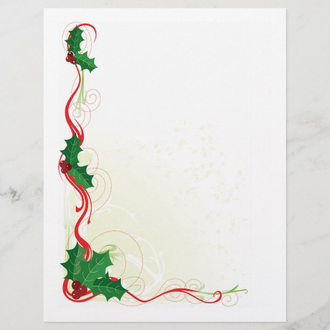 Christmas Holly Border (Frente)