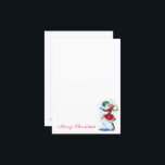 Christmas Party Menu Snowman and Girl Dance<br><div class="desc">Happy Snowman and Girl Dance Tango Christmas Party Fun Cartoon Drawing - Choose / Add Your Unique Text / Name / Color - Make Your Special Gift - Resize and move or remove and add elements / text with customization tool ! Drawing and Design by MIGNED. Please see my other...</div>