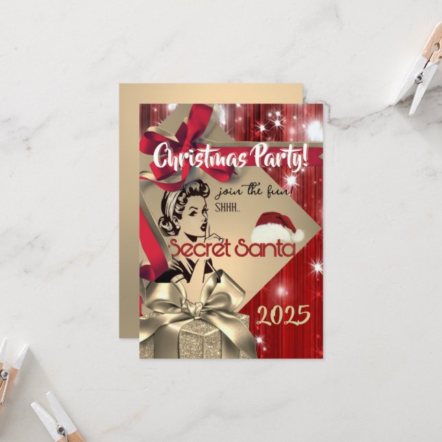 Christmas party secret santa (Frente/Verso In Situ)