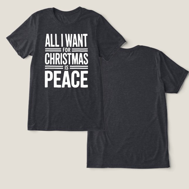 Christmas Peace Quote (Design Frente e Verso)