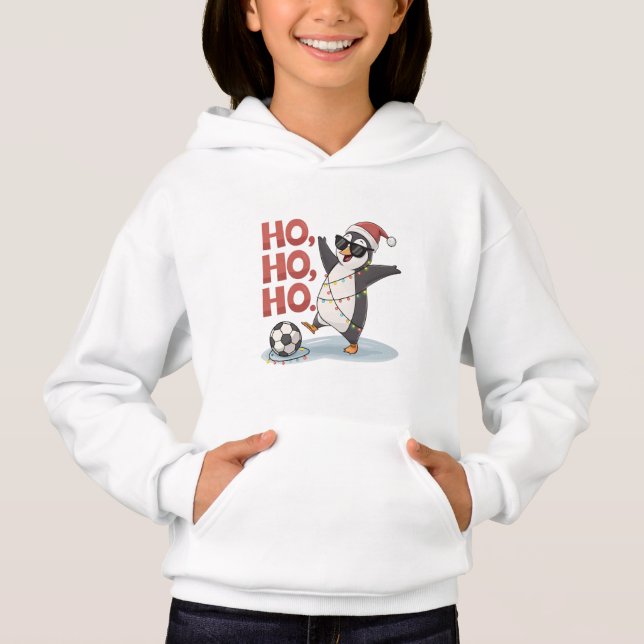 Christmas Penguin with Lights and Santa Hat playin (Frente)