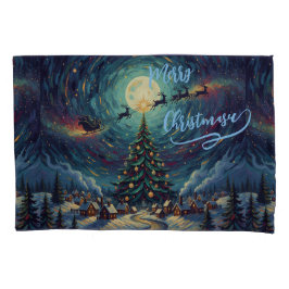 Christmas Pillowcase Standard 20x30 Starry Night