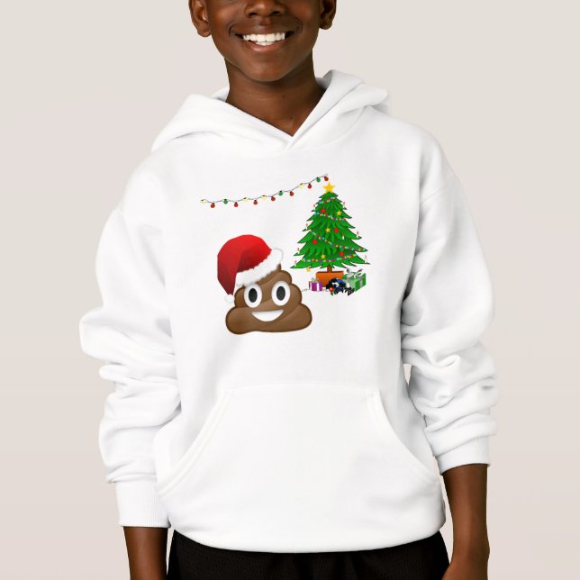 christmas poo emoji (Frente)