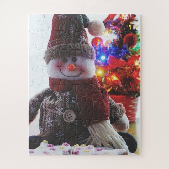 CHRISTMAS SNOWMAN Quebra-cabeça (Vertical)