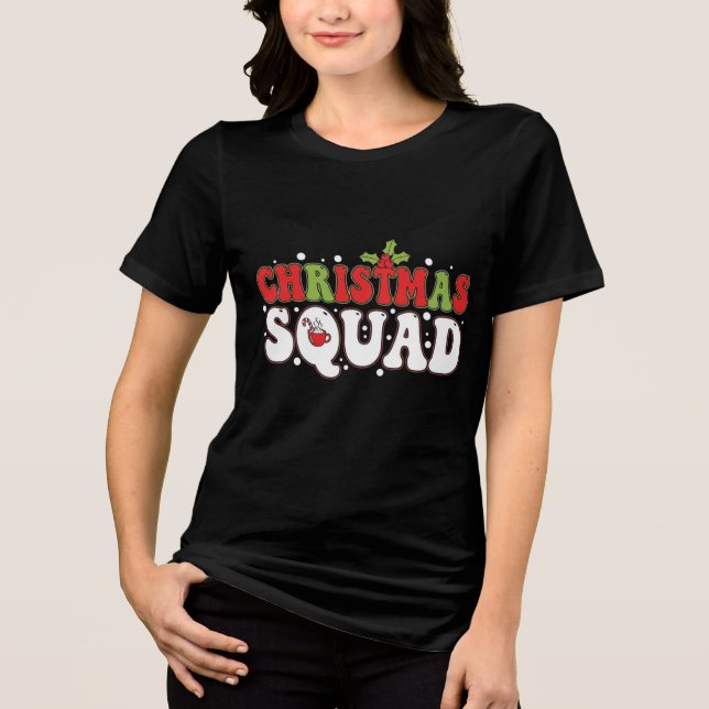 Christmas Squad | Fun Matching Holiday Team Design (Frente)