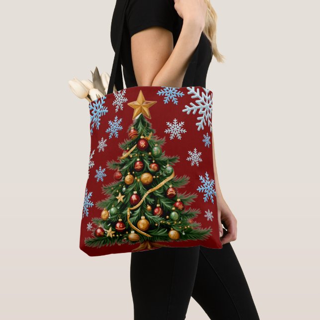 Christmas Tote Bag (Close Up)