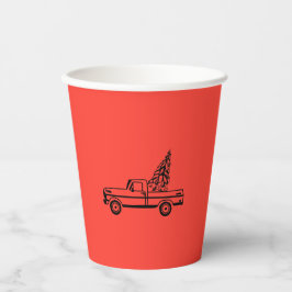 Christmas tree truck