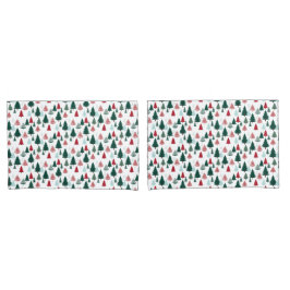 Christmas Trees Scandi Pine Forest Cozy Patterned