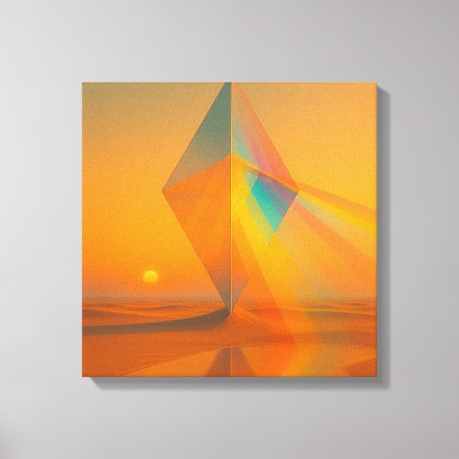 Chromatic Horizon Canvas Print (Frente)