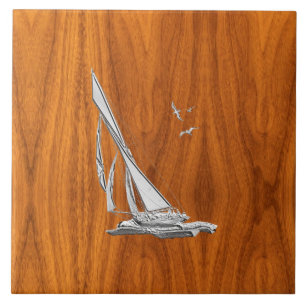 Chrome Regatta Sailboat no Teak Veneers Styles