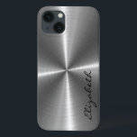 Chrome Stainless Steel Metal<br><div class="desc">Chrome Stainless Steel Metal Look. Por favor,  remova / troque "Elizabeth" antes da compra. Design está disponível em outros produtos.</div>