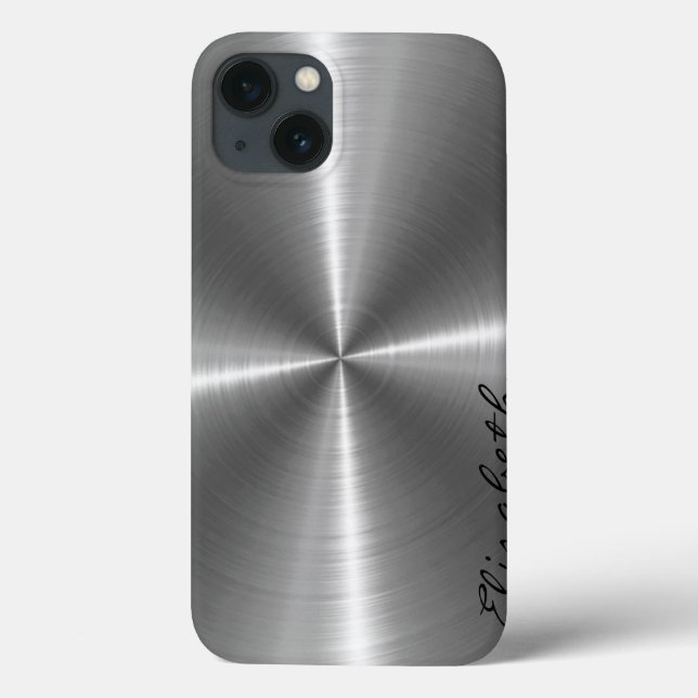 Chrome Stainless Steel Metal (Verso)