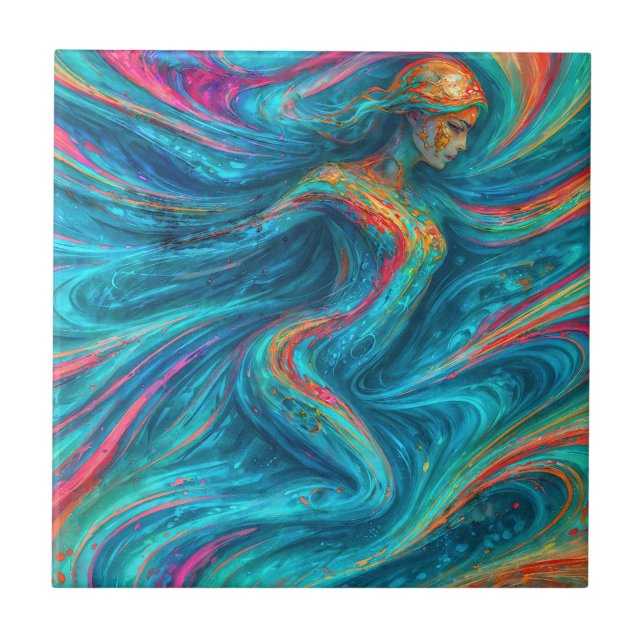 “Chromisca” - Retrato da Encantadora Fluida (Frente)