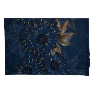 Chrysanthemum desenhado à mão, elegante padrão flo