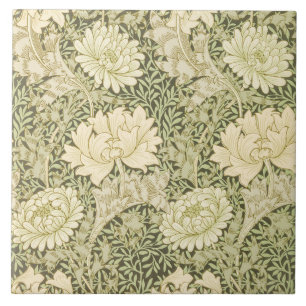 Chrysanthemum Flower Pattern (por William Morris)
