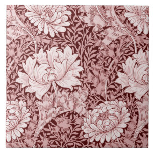 Chrysanthemum Maroon, William Morris