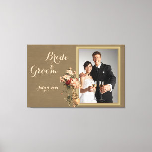 Chrysanthemums em uma Canvas de Gelado