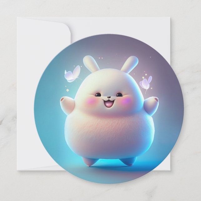 Chubby Bunny & Butterflies (Frente)