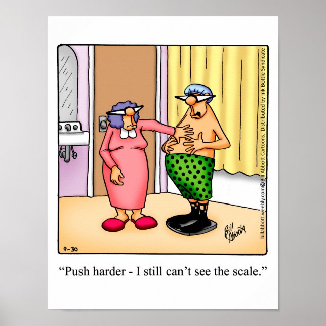 Chubby Hubby Humor Poster (Frente)