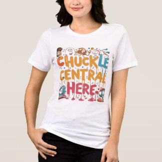 Chuckle Central Aqui é uma roupa de moda.