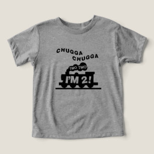 Chugga Chugga Choo Dois t-shirt de aniversário