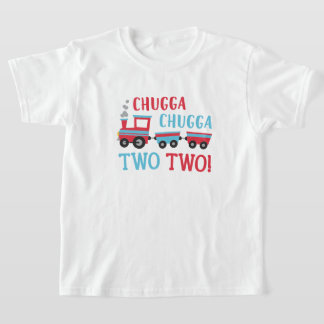 Chugga Chugga Dois Camisas segundos aniversários