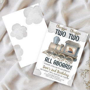 Chugga Chugga Dois Convite Para Dois segundos aniv