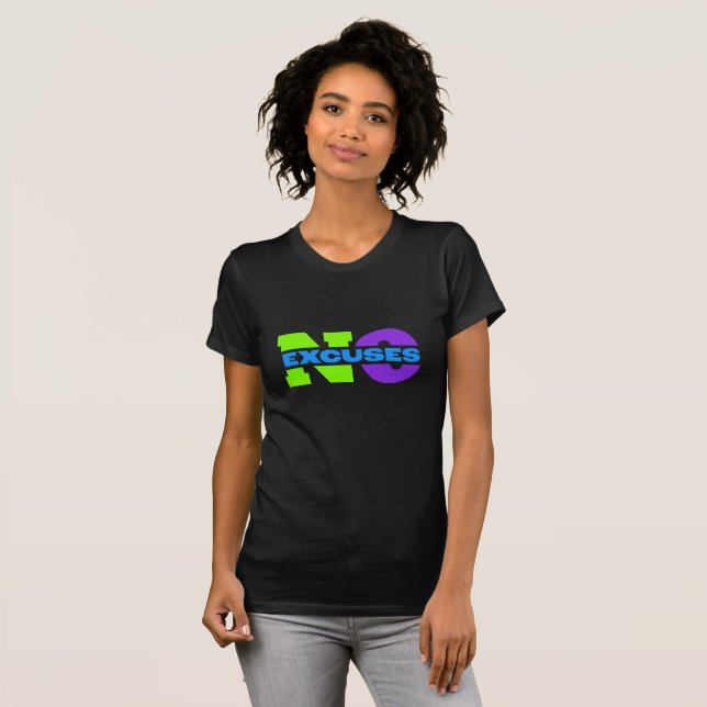 Chupa-se com nossa camiseta 'Sem desculpas' (Frente Completa)