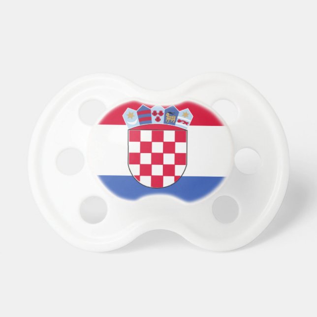 Chupeta Bandeira de Croatia (Frente)
