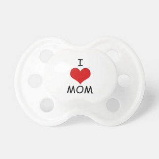 Chupeta Eu amo o manequim da mamã