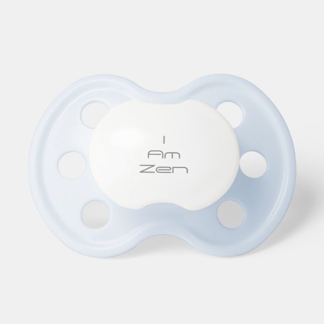 Chupeta Eu sou Pacifier do zen (Frente)