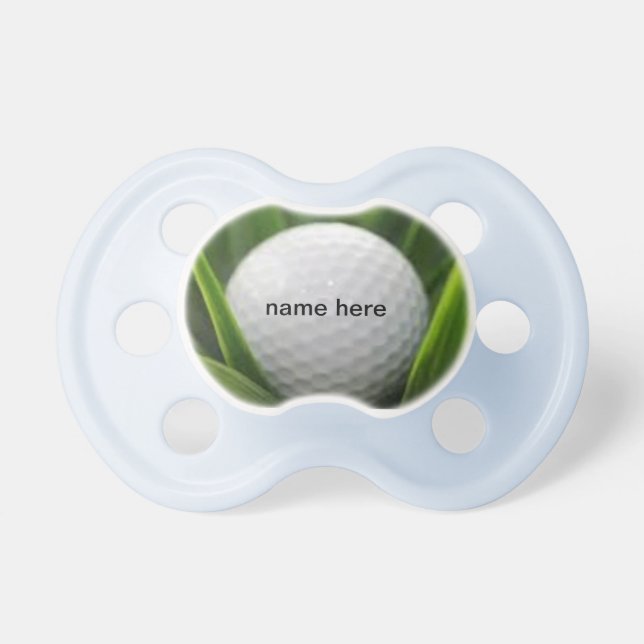 Chupeta golfball personalizado no pacifier das ervas (Frente)
