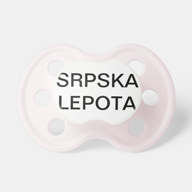 Chupeta Lepota Serbia de Srbija (Frente)