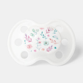 Chupeta Pacificador De Bebê Floral Whimsical