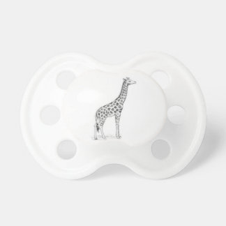 Chupeta Pacifier do bebê com um Girraffe