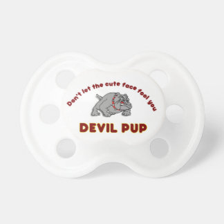 Chupeta Pacifier do filhote de cachorro do diabo