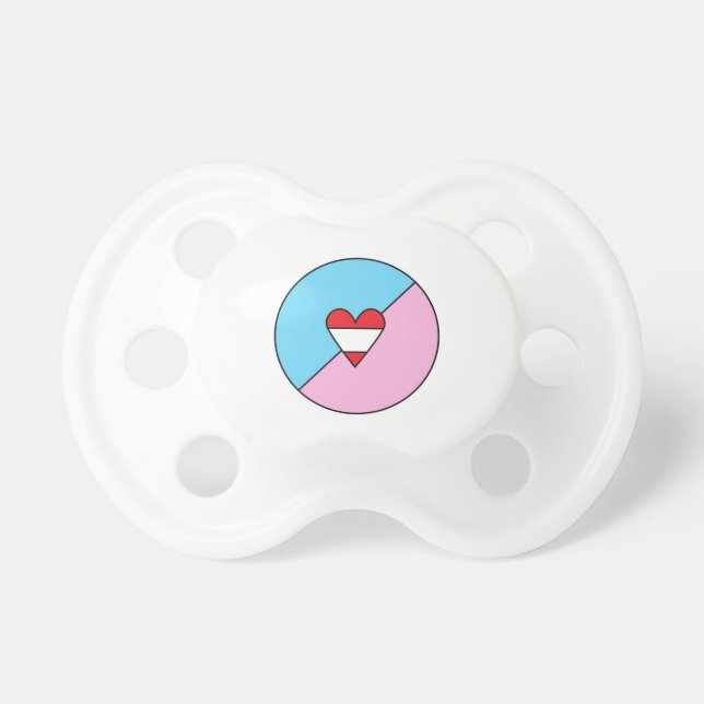 Chupeta Pacifier do orgulho de ABDL (Frente)