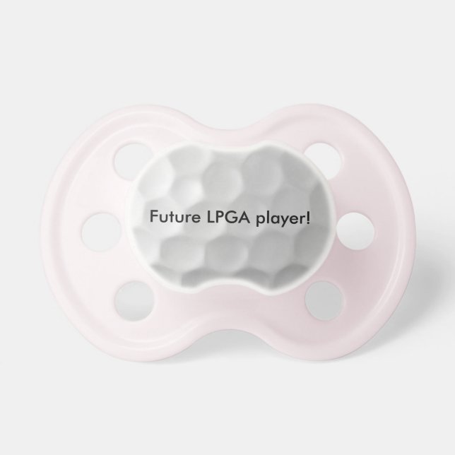 Chupeta Pacifier futuro do bebê do jogador de LPGA (Frente)