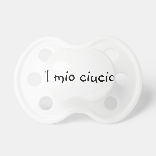 Chupeta Pacifier italiano do bebê (Frente)