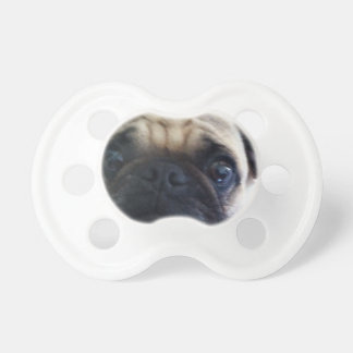 Chupeta Pacifier unisex da cara do Pug